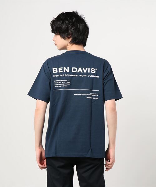 MinoriTY(マイノリティ)の「【BENDAVIS】ミニゴリラ刺繍半袖Tシャツ ロゴTシャツ メンズ 夏服(Tシャツ/カットソー・メンズ・ホワイト/ネイビー/ブラック/ベージュ・M/L)」の20枚目の写真