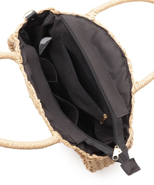 SHOO・LA・RUE（シューラルー）の「◆【抗菌防臭】ペーパーサークルトート（トートバッグ・レディース・ナチュラル/ベージュ・00）」の10枚目の写真