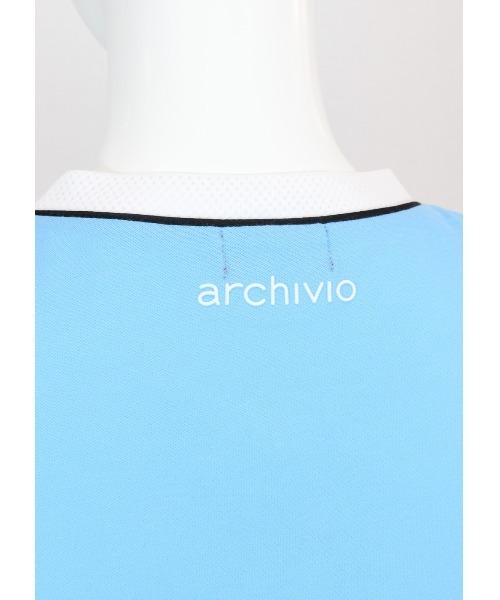 archivio（アルチビオ）の「＜LADIES＞アルチビオゴルフウェア / アップリケ刺繍ノースリーブポロシャツ（トップス）（タンクトップ・レディース・レッド/ブルー/ブラック/ホワイト・MEDIUM/SMALL）」の22枚目の写真
