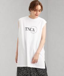 green label relaxing | ＜ Tanacana (タナカーナ) ＞ プリント ノースリーブ Tシャツ [ カットソー ](Tシャツ/カットソー)