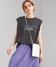 green label relaxing | ＜ Tanacana (タナカーナ) ＞ プリント ノースリーブ Tシャツ [ カットソー ](Tシャツ/カットソー)