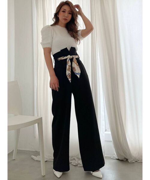 RESEXXY（リゼクシー）の「シャギーニットトップス（ニット/セーター・レディース・ホワイト/ブラック/ベージュ・FREE）」の17枚目の写真