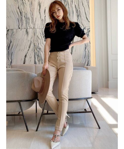 RESEXXY（リゼクシー）の「シャギーニットトップス（ニット/セーター・レディース・ホワイト/ブラック/ベージュ・FREE）」の19枚目の写真