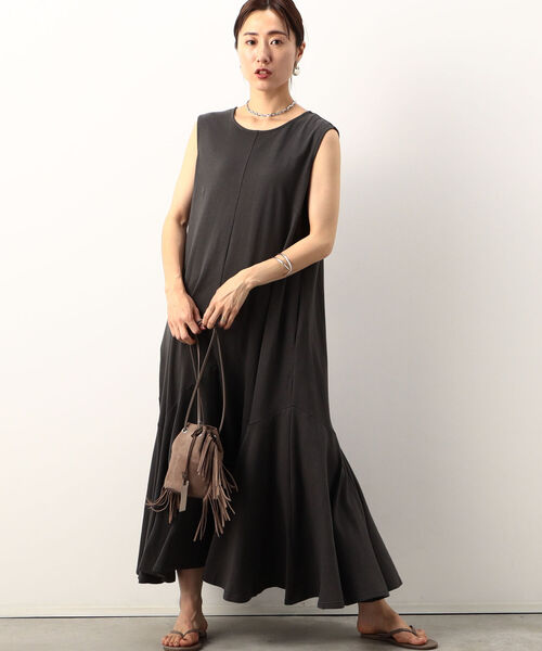 Norma Kamali マキシ ワンピース ドレス ノースリーブ フレア Norma Kamali ノースリーブ マキシドレス 通販 - FARFETCH