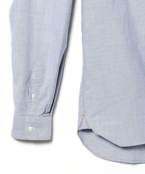 【未使用に近い★人気★XL】ビームス+ボタンダウンシャツ★サックスブルー★プラス 未使用に近い☆人気☆XL】ビームス+ボタンダウンシャツ