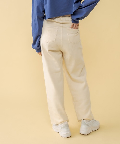 RASVOA(ラスボア)の「ホックタックカラーデニム(デニムパンツ・レディース・ブラック/グリーン/アイボリー・FREE)」の21枚目の写真