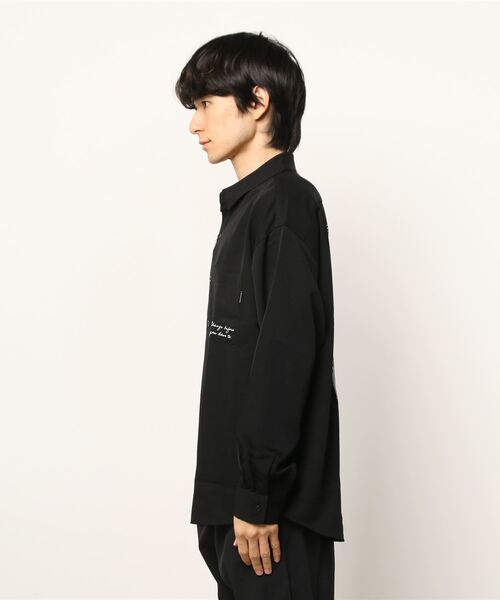 Naive magic(ナイーブマジック)の「【a】ナチュラルストレッチ バックプリント/バック刺しゅうシャツ(シャツ/ブラウス・メンズ・ブルー/ブラック系その他/チャコールグレー/ブルー系その他/ホワイト系その他/ホワイト/マルチ/ベージュ系その他/ブラック・LARGE/X-LARGE/MEDIUM)」の11枚目の写真