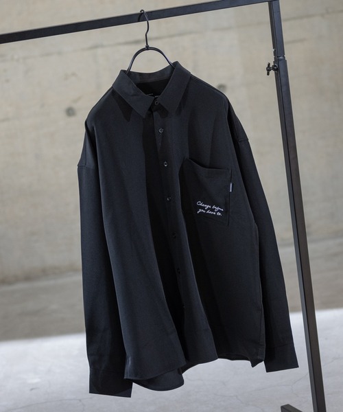 Naive magic(ナイーブマジック)の「【a】ナチュラルストレッチ バックプリント/バック刺しゅうシャツ(シャツ/ブラウス・メンズ・ブルー/ブラック系その他/チャコールグレー/ブルー系その他/ホワイト系その他/ホワイト/マルチ/ベージュ系その他/ブラック・LARGE/X-LARGE/MEDIUM)」の20枚目の写真