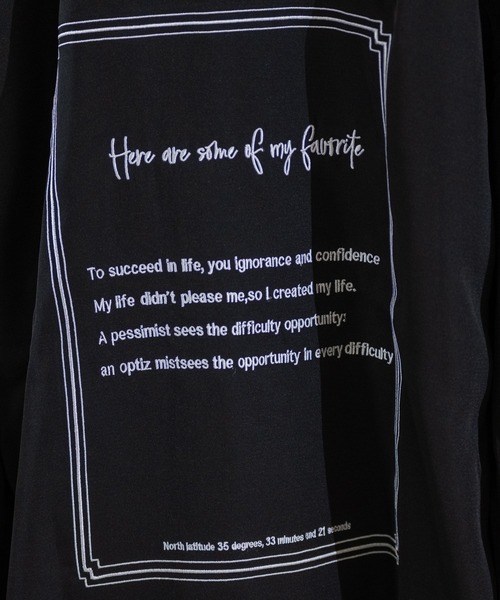 Naive magic(ナイーブマジック)の「【a】ナチュラルストレッチ バックプリント/バック刺しゅうシャツ(シャツ/ブラウス・メンズ・ブルー/ブラック系その他/チャコールグレー/ブルー系その他/ホワイト系その他/ホワイト/マルチ/ベージュ系その他/ブラック・LARGE/X-LARGE/MEDIUM)」の21枚目の写真