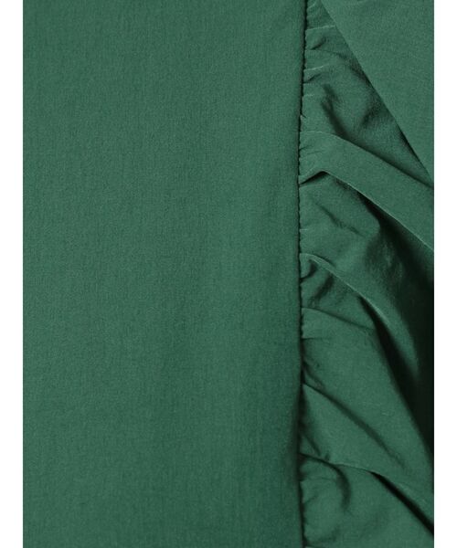 MURUA（ムルーア）の「オーバーラッフルブラウス（シャツ/ブラウス・レディース・ブラック/グリーン・FREE）」の18枚目の写真