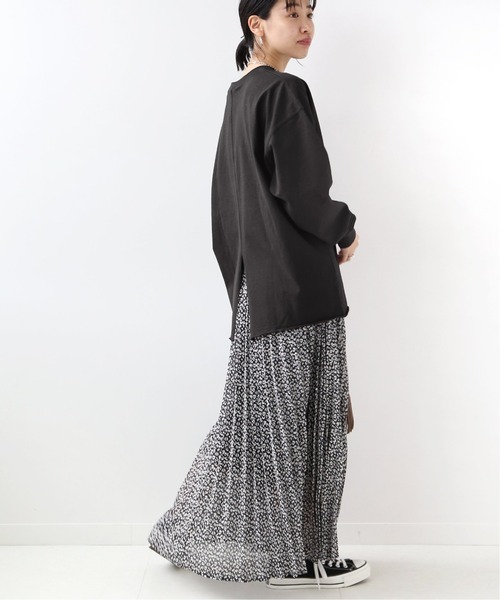 JOURNAL STANDARD relume(ジャーナルスタンダード レリューム)の「【STAR&STRIPE】CREW L/S SLIT TEE:Tシャツ◆(Tシャツ/カットソー・レディース・ブラック/ベージュ/イエロー/グリーン・MEDIUM)」の20枚目の写真