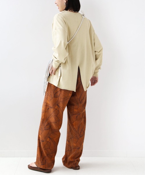 JOURNAL STANDARD relume(ジャーナルスタンダード レリューム)の「【STAR&STRIPE】CREW L/S SLIT TEE:Tシャツ◆(Tシャツ/カットソー・レディース・ブラック/ベージュ/イエロー/グリーン・MEDIUM)」の15枚目の写真