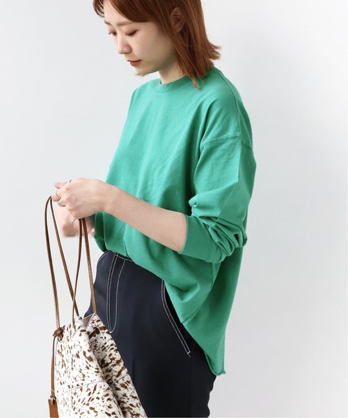 JOURNAL STANDARD relume(ジャーナルスタンダード レリューム)の「【STAR&STRIPE】CREW L/S SLIT TEE:Tシャツ◆(Tシャツ/カットソー・レディース・ブラック/ベージュ/イエロー/グリーン・MEDIUM)」の11枚目の写真