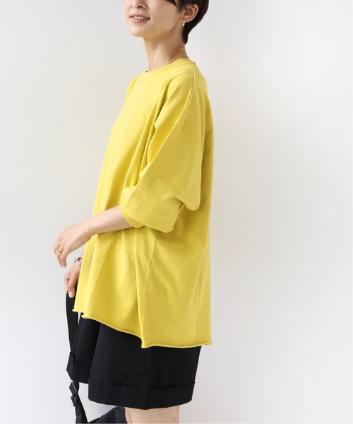 JOURNAL STANDARD relume(ジャーナルスタンダード レリューム)の「【STAR&STRIPE】CREW L/S SLIT TEE:Tシャツ◆(Tシャツ/カットソー・レディース・ブラック/ベージュ/イエロー/グリーン・MEDIUM)」の7枚目の写真