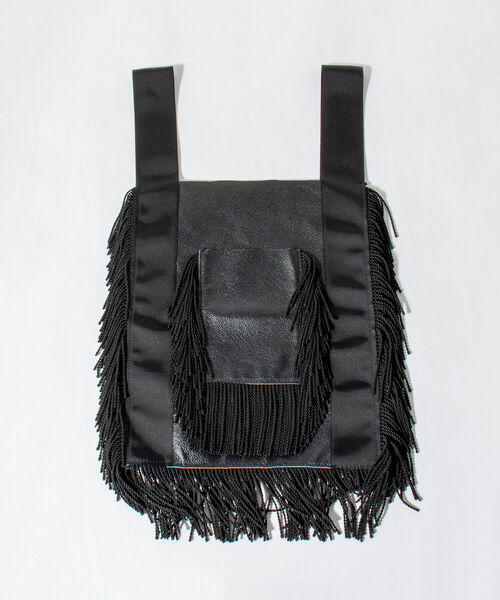 GLOSTER（グロスター）の「【GLOSTER/グロスター】JAPAN MADE リメイクレザー ショッパーバッグ（ハンドバッグ・メンズ・ブラック・FREE）」の4枚目の写真