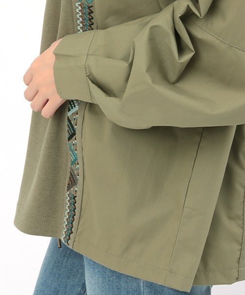 チチカカ(チチカカ)の「異素材コンビメヒコ刺繍プルオーバー(シャツ/ブラウス・レディース・カーキ/レッド/ベージュ・FREE)」の14枚目の写真