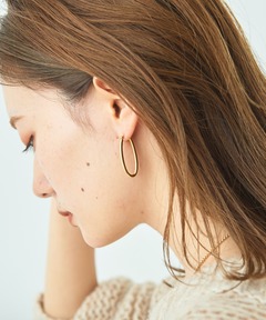 MARIHA/マリハ】INOCENT LIGHT HOOP ピアス M G◇（ピアス（両耳