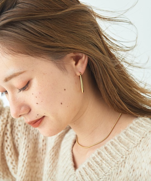 Plage/MARIHA INOCENT LIGHT HOOP ピアス M G MARIHA/マリハ】INOCENT LIGHT HOOP ピアス M G◇（ピアス（両耳