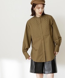 N.（N. Natural Beauty Basic） | ◆キルティングビブチュニックブラウス(シャツ/ブラウス)