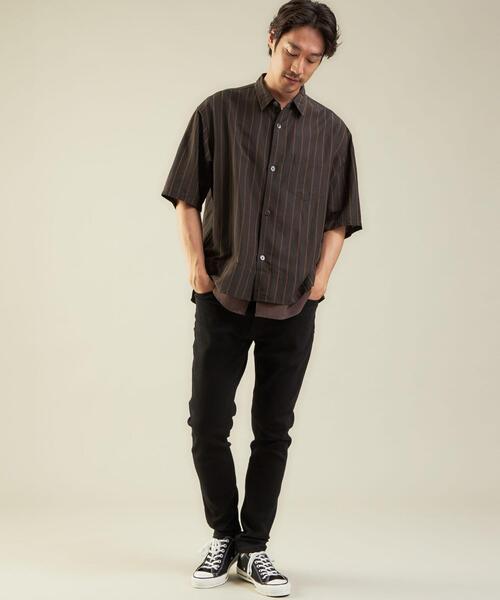 green label relaxing（グリーンレーベルリラクシング）の「＜green label relaxing＞5ポケット スキニーデニム パンツ（デニムパンツ・メンズ・ブラック/ネイビー・M/XL/S/L）」の10枚目の写真