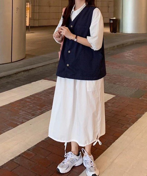 MAISON DE THERESE(メゾン ド テレーズ)の「セットアップ(ベスト+ワンピース2点)(ワンピース・レディース・A/B・SMALL/MEDIUM/LARGE)」の2枚目の写真