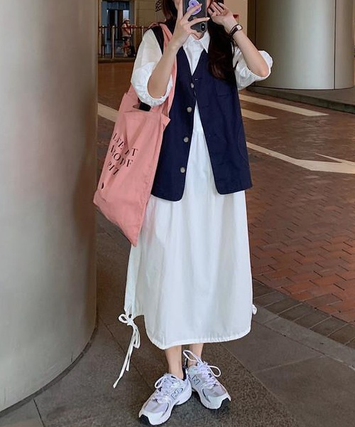MAISON DE THERESE(メゾン ド テレーズ)の「セットアップ(ベスト+ワンピース2点)(ワンピース・レディース・A/B・SMALL/MEDIUM/LARGE)」の9枚目の写真