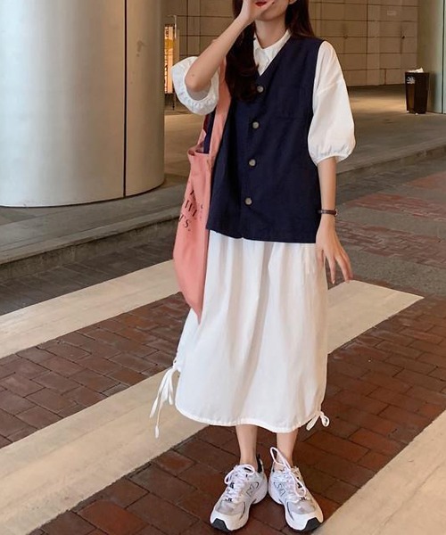 MAISON DE THERESE(メゾン ド テレーズ)の「セットアップ(ベスト+ワンピース2点)(ワンピース・レディース・A/B・SMALL/MEDIUM/LARGE)」の11枚目の写真