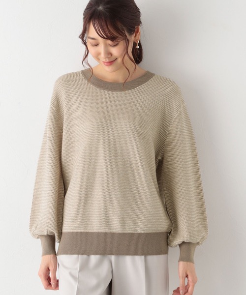 GLOBAL WORK(グローバルワーク)の「トリプルイージー柄ニット/952701(ニット/セーター・レディース・ホワイト系その他/ベージュ系その他/グリーン系その他・MEDIUM/LARGE)」の5枚目の写真