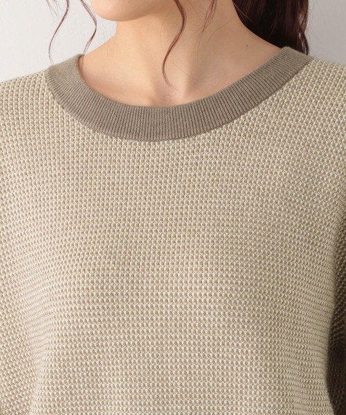 GLOBAL WORK(グローバルワーク)の「トリプルイージー柄ニット/952701(ニット/セーター・レディース・ホワイト系その他/ベージュ系その他/グリーン系その他・MEDIUM/LARGE)」の12枚目の写真