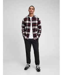 GAP | オーガニックコットン100% ミッドウェイト フランネルシャツ(シャツ/ブラウス)