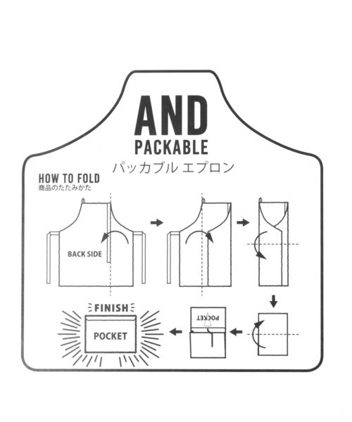 niko and...(ニコアンド)の「プリントパッカブルエプロン(エプロン・レディース・その他1/その他2/その他3/その他4・0)」の13枚目の写真