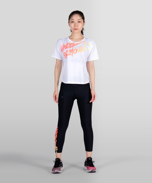 UNDER ARMOUR（アンダーアーマー）の「UAライブ クローマ グラフィック Tシャツ 80s（トレーニング/レディース）（Tシャツ/カットソー・レディース・ブラック/ホワイト・L/XL/S/M）」の16枚目の写真