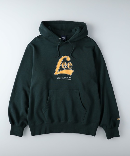 Lee（リー）の「【Lee】ロゴプリントパーカー（パーカー・メンズ・ベージュ/ブラック/ダークグリーン・M/XL/L）」の18枚目の写真