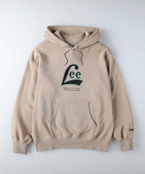 Lee（リー）の「【Lee】ロゴプリントパーカー（パーカー・メンズ・ベージュ/ブラック/ダークグリーン・M/XL/L）」の16枚目の写真