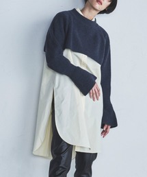 lautreamont BLEUBLANC | <lautreamont BLEUBLANC>キャンディスリーブショートニット≪手洗い可能≫(ニット/セーター)