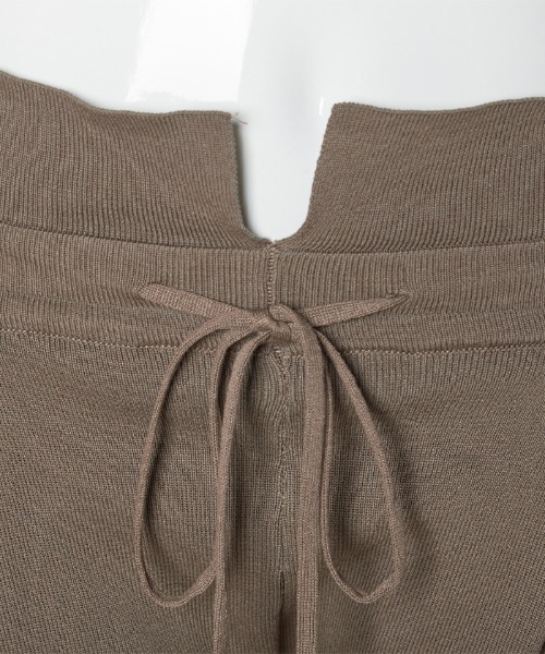 Futier land（フューティアランド）の「ニットジョガーパンツ（その他パンツ・レディース・ブラック/ベージュ系その他・MEDIUM/LARGE）」の6枚目の写真