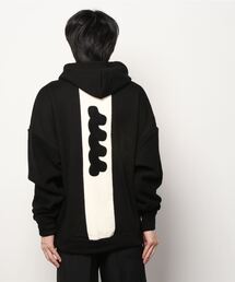 muta | muta MARINE/ムータ マリン/切替 裏フリースBIGパーカー(パーカー)