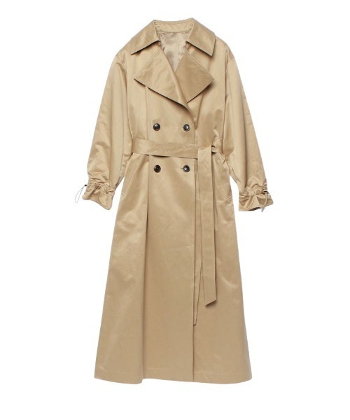 美品 anuans ボリュームスリーブトレンチコート F アニュアンス anuans ボリュームスリーブトレンチコート （BEIGE