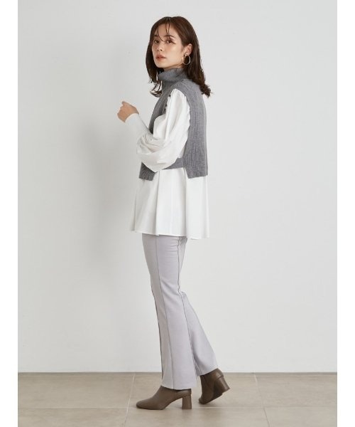 SNIDEL（スナイデル）の「裏起毛カットフレアパンツ（その他パンツ