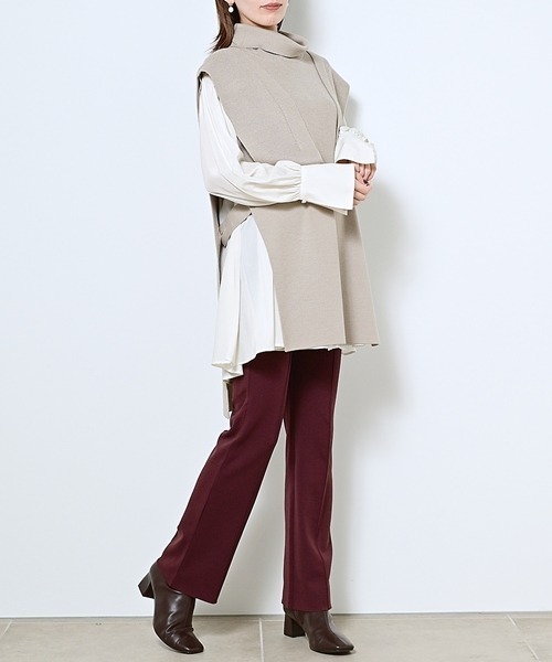 SNIDEL（スナイデル）の「裏起毛カットフレアパンツ（その他パンツ