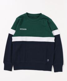 crocs（クロックス）の「【crocs:クロックス】キッズ バックプリント 裏毛スウェット/トレーナー（スウェット・キッズ）」