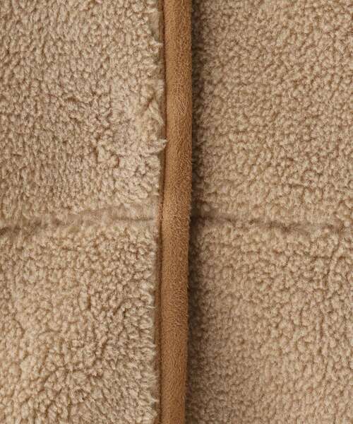 DRESKIP（ドレスキップ）の「◆リバ－フェイクム－トンロングコート（ノーカラーコート・レディース・グレー/グレー系その他/キャメル・02/03）」の11枚目の写真