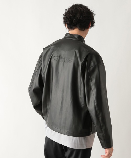 GLOBAL WORK(グローバルワーク)の「【Blintw】フェイクレザージャケット/228908(ライダースジャケット・メンズ・ブラック・MEDIUM/LARGE)」の16枚目の写真