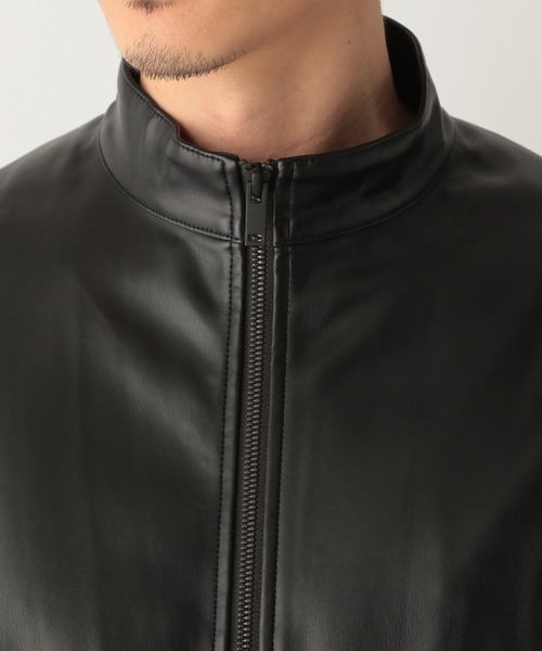 GLOBAL WORK(グローバルワーク)の「【Blintw】フェイクレザージャケット/228908(ライダースジャケット・メンズ・ブラック・MEDIUM/LARGE)」の7枚目の写真