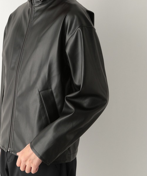 GLOBAL WORK(グローバルワーク)の「【Blintw】フェイクレザージャケット/228908(ライダースジャケット・メンズ・ブラック・MEDIUM/LARGE)」の9枚目の写真