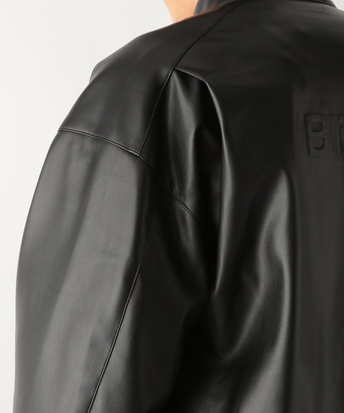 GLOBAL WORK(グローバルワーク)の「【Blintw】フェイクレザージャケット/228908(ライダースジャケット・メンズ・ブラック・MEDIUM/LARGE)」の10枚目の写真