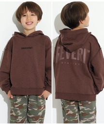 ANAP kids（アナップキッズ）の「バックプリント裏毛フードトップススウェット（パーカー・キッズ）」