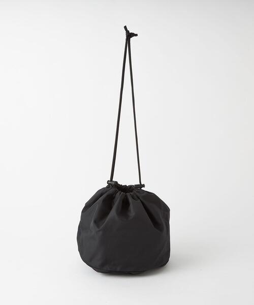 MIS（エムアイエス）の「【別注】＜MIS×green label relaxing＞P/EFFECTS 巾着 バッグ（ハンドバッグ・メンズ・ブラック/オリーブ・FREE）」の8枚目の写真