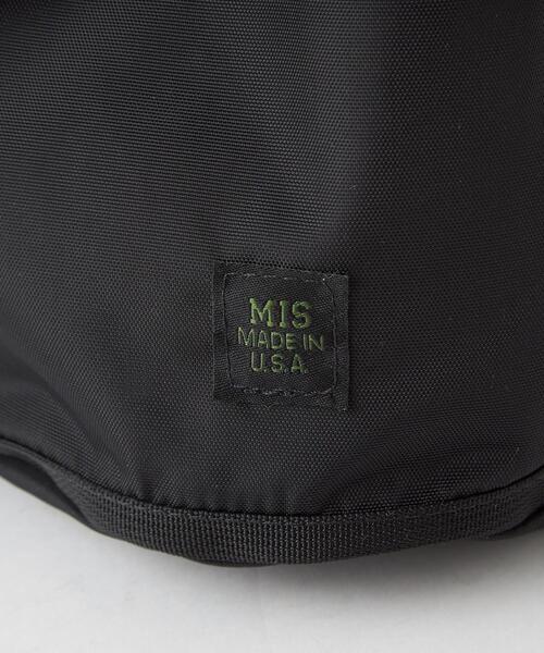 MIS（エムアイエス）の「【別注】＜MIS×green label relaxing＞P/EFFECTS 巾着 バッグ（ハンドバッグ・メンズ・ブラック/オリーブ・FREE）」の10枚目の写真
