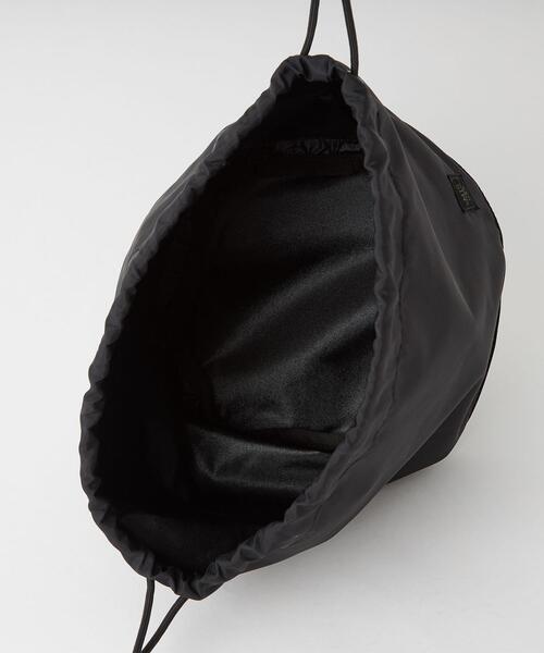 MIS（エムアイエス）の「【別注】＜MIS×green label relaxing＞P/EFFECTS 巾着 バッグ（ハンドバッグ・メンズ・ブラック/オリーブ・FREE）」の11枚目の写真